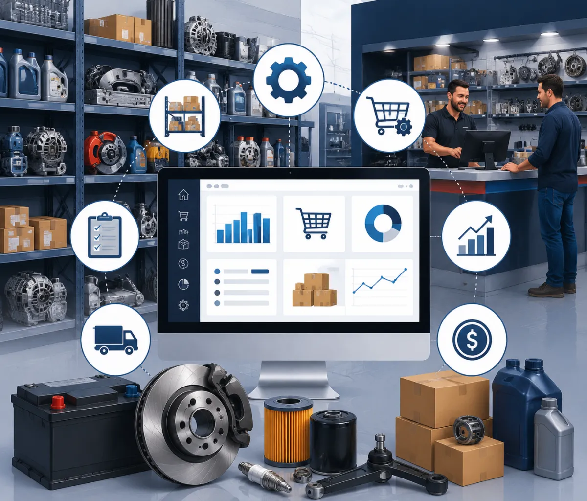 ERP para Auto Peças: Guia Completo Para Automatizar a Gestão da Loja