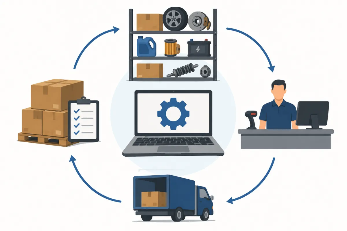 Estoque de Auto Peças: Como Integrar Compras, Vendas e Inventário em um Só Sistema