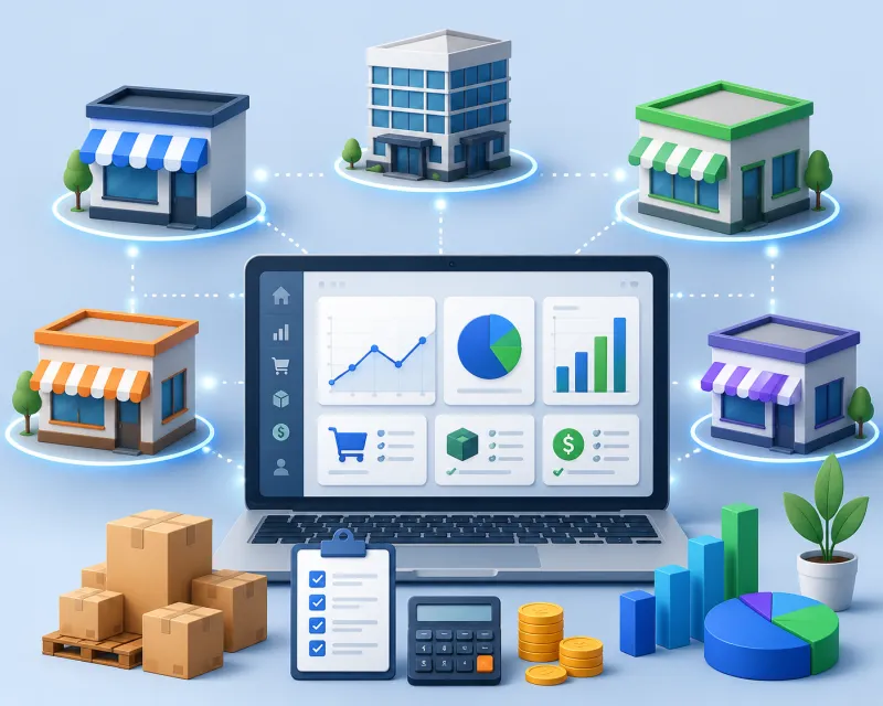 ERP Multi CNPJ: Como Ter Mais Controle Sobre Vendas, Estoque e Financeiro