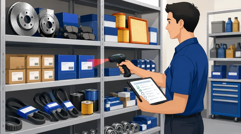 Guia do Estoque de Auto Peças: Organização, Inventário e Reposição