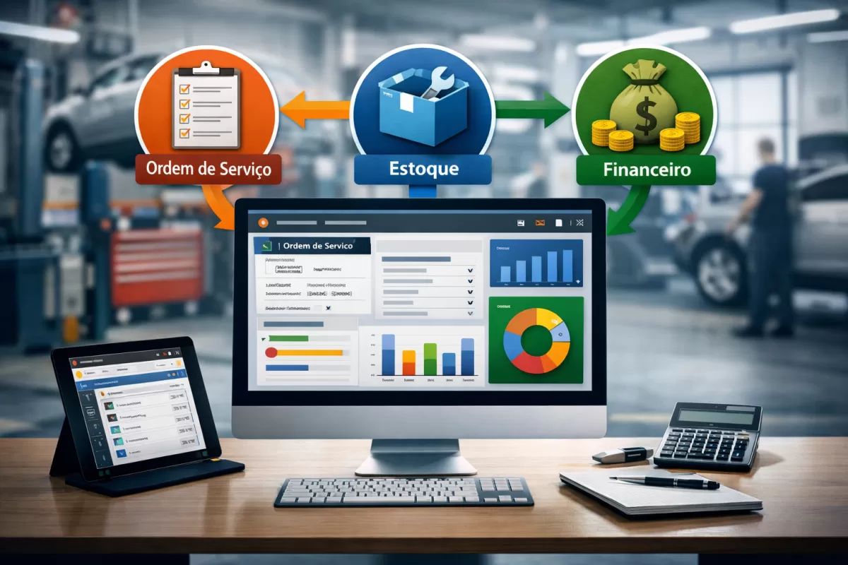 Ordem de Serviço de Manutenção: como organizar, controlar e integrar ao ERP do autocenter