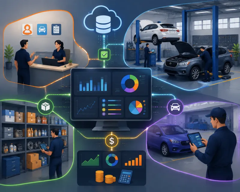 Sistema Oficina Inteligente: Guia Completo Para Modernizar a Gestão e Aumentar a Eficiência da Oficina  Subtítulo