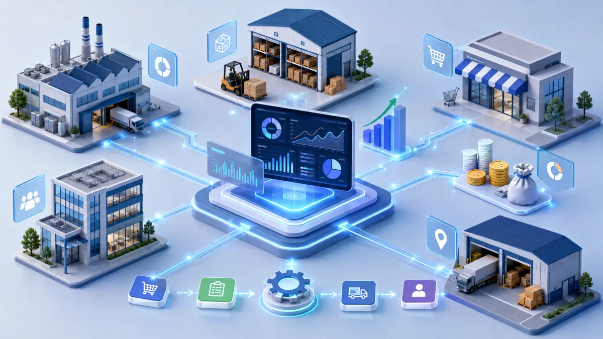 ERP Multi CNPJ: centralize financeiro, estoque e operações de várias empresas
