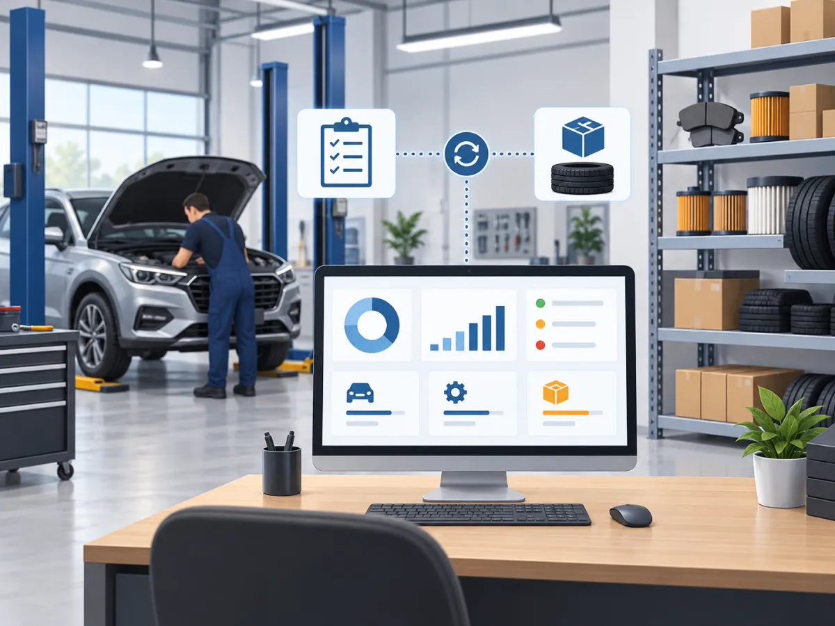 Sistema para Auto Center: Como Controlar Ordens de Serviço e Estoque de Peças