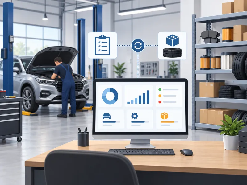 Sistema para Auto Center: Como Controlar Ordens de Serviço e Estoque de Peças
