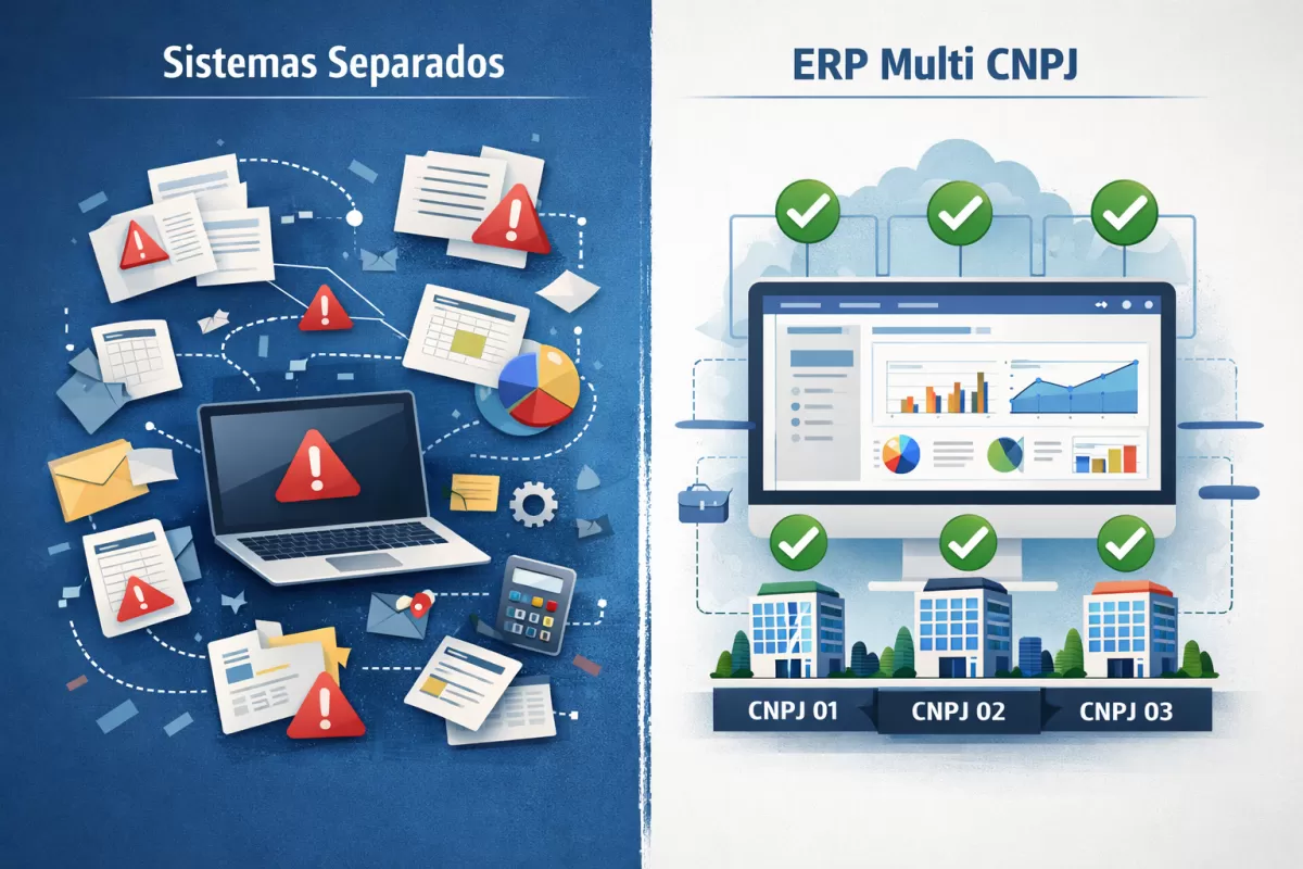 ERP Multi CNPJ: Simplifique a Gestão de Múltiplos CNPJs