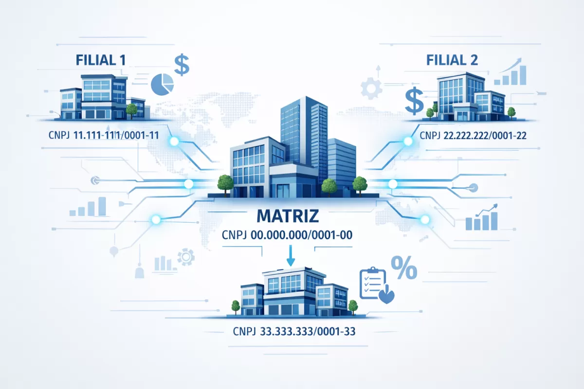 ERP Multi CNPJ: Controle Financeiro e Fiscal de Todas as Empresas em Um Painel