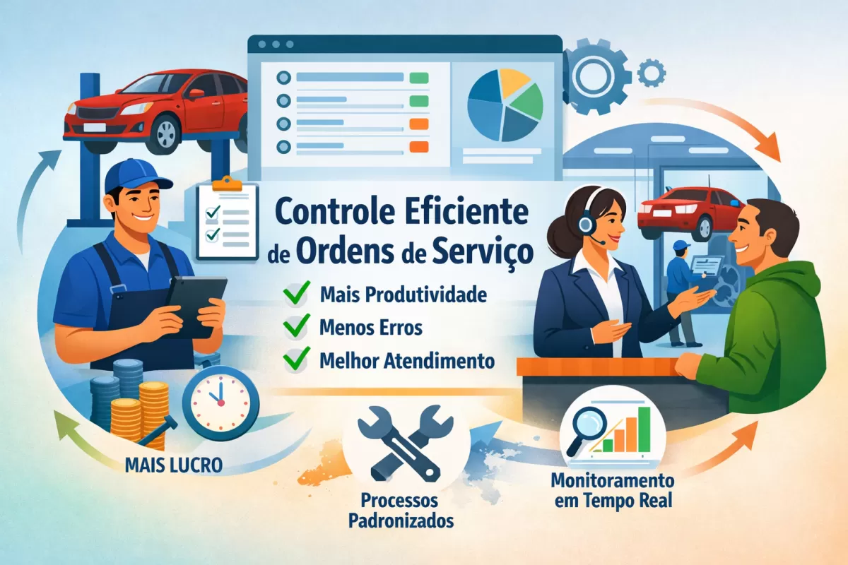 Como melhorar o controle de ordens de serviço em autocenters e aumentar a produtividade