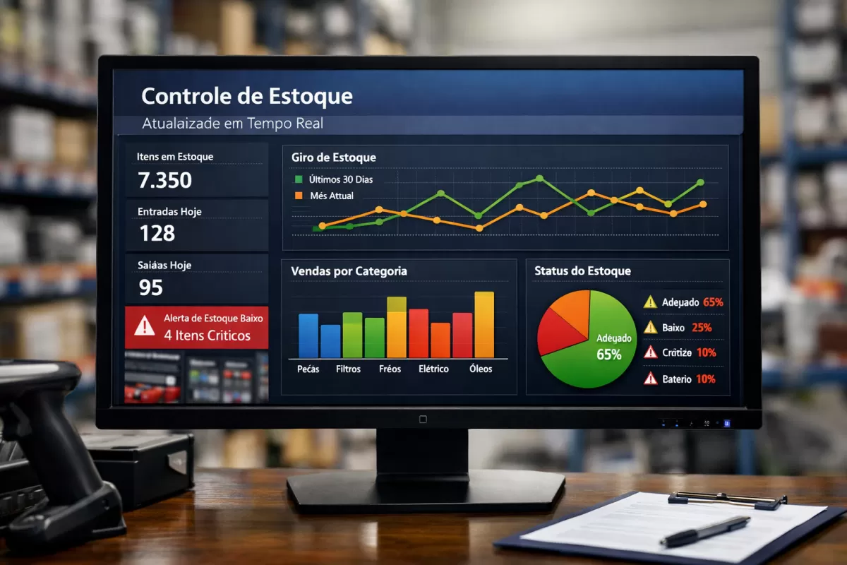 Descubra Como Automatizar Seu Estoque de Auto Peças