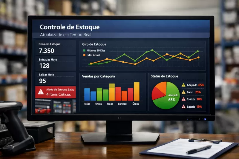 Descubra Como Automatizar Seu Estoque de Auto Peças