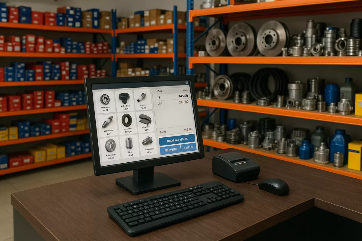 Como um ERP para auto peças melhora o controle de estoque e reduz perdas