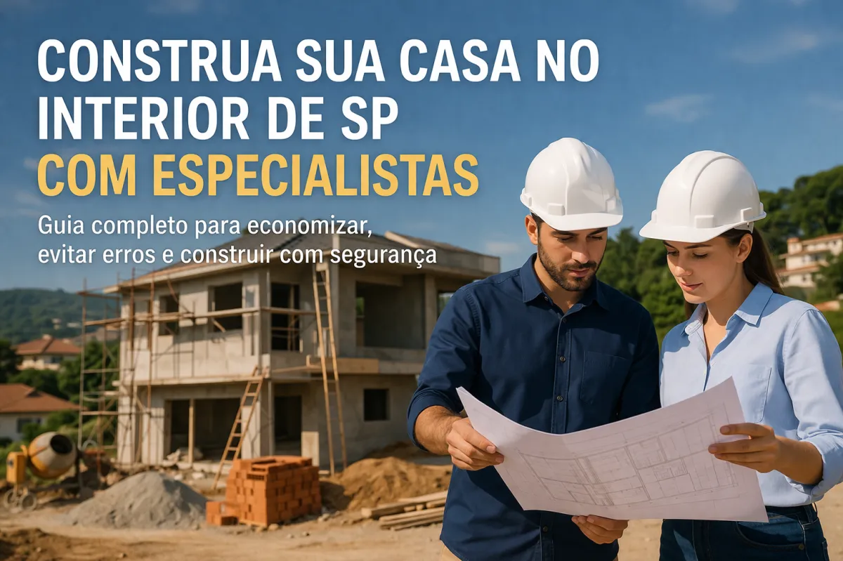 Construa sua casa no interior de SP com especialistas
