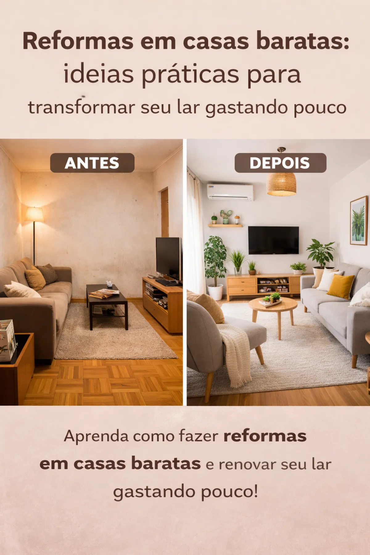 Reformas em casas baratas: 10 ideias que cabem no seu bolso