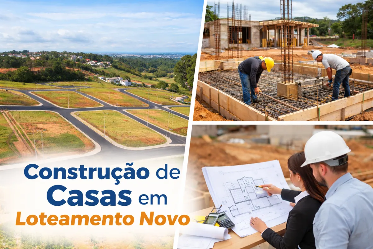Construção de casas em loteamento novo: cuidados antes de começar