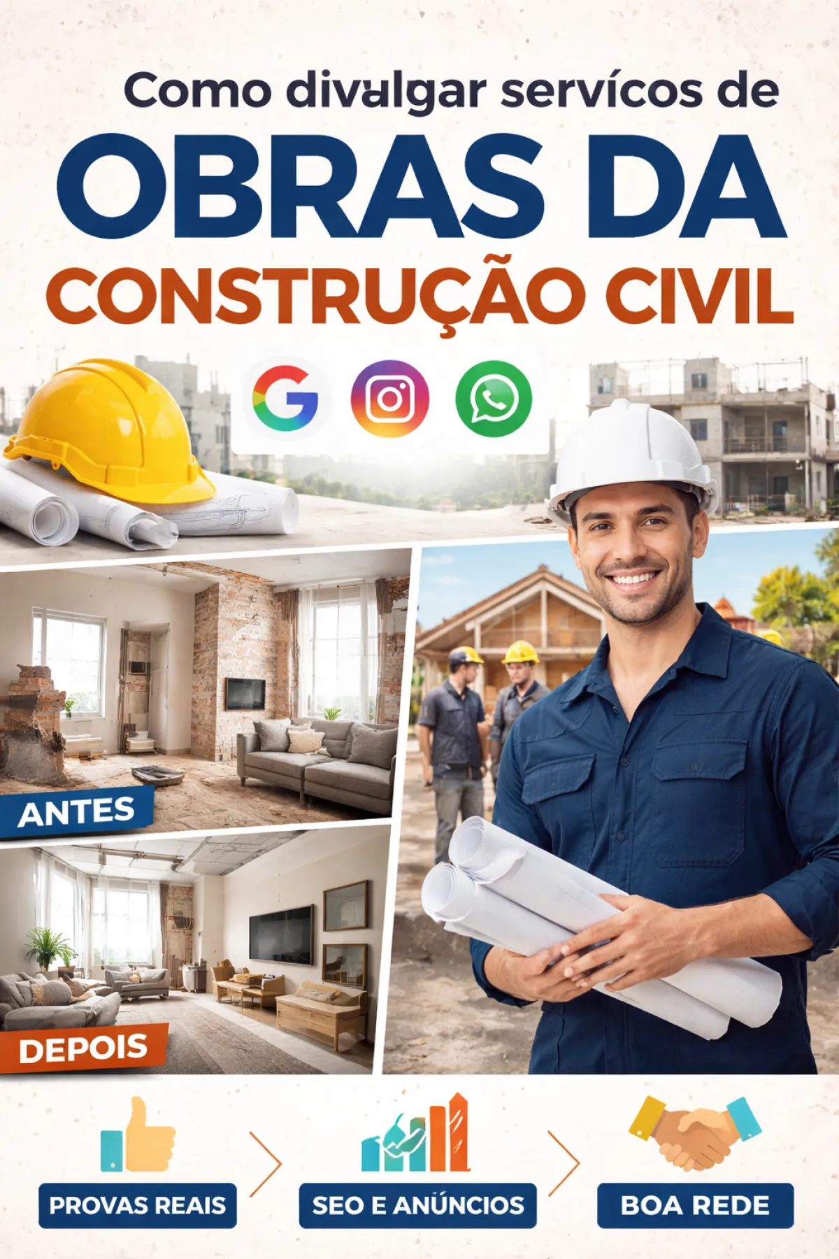 Como divulgar serviços de obras da construção civil e atrair clientes