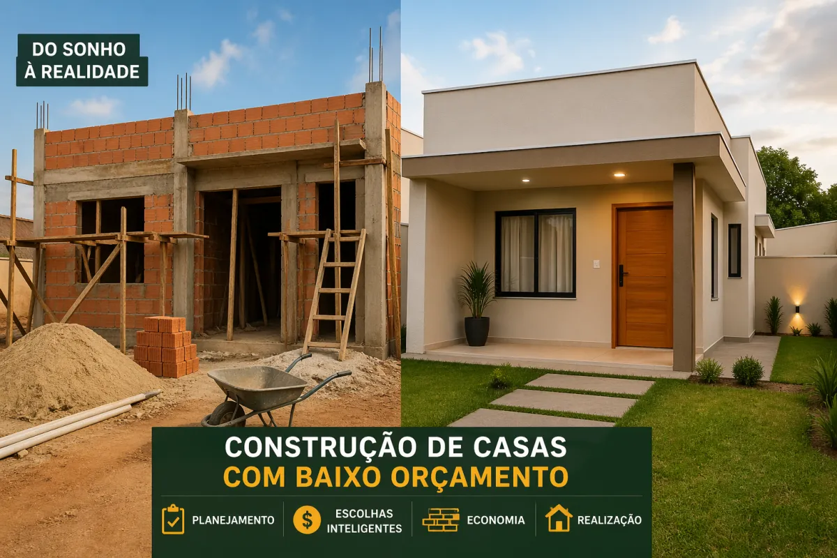 Construção de casas com baixo orçamento: é possível?