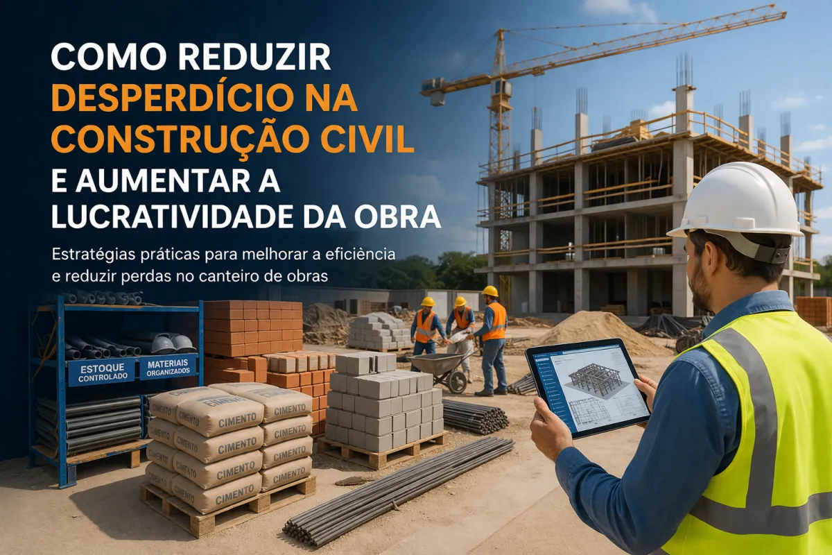 Como reduzir desperdícios em obras da construção civil