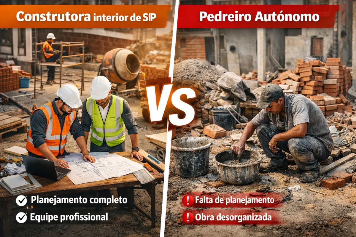 Vantagens de contratar uma construtora interior de SP vs pedreiro autônomo