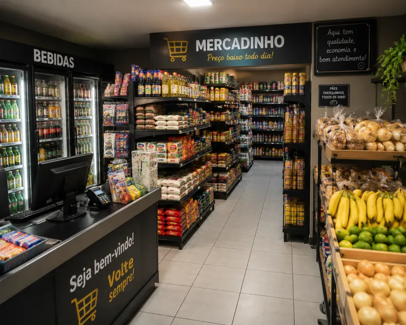 Sistema para Mercadinho: Controle de Estoque sem Complicação.