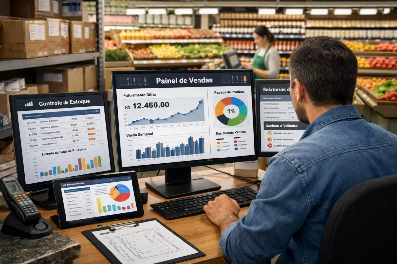 Software para mercado: como escolher a melhor solução para aumentar vendas e reduzir perdas