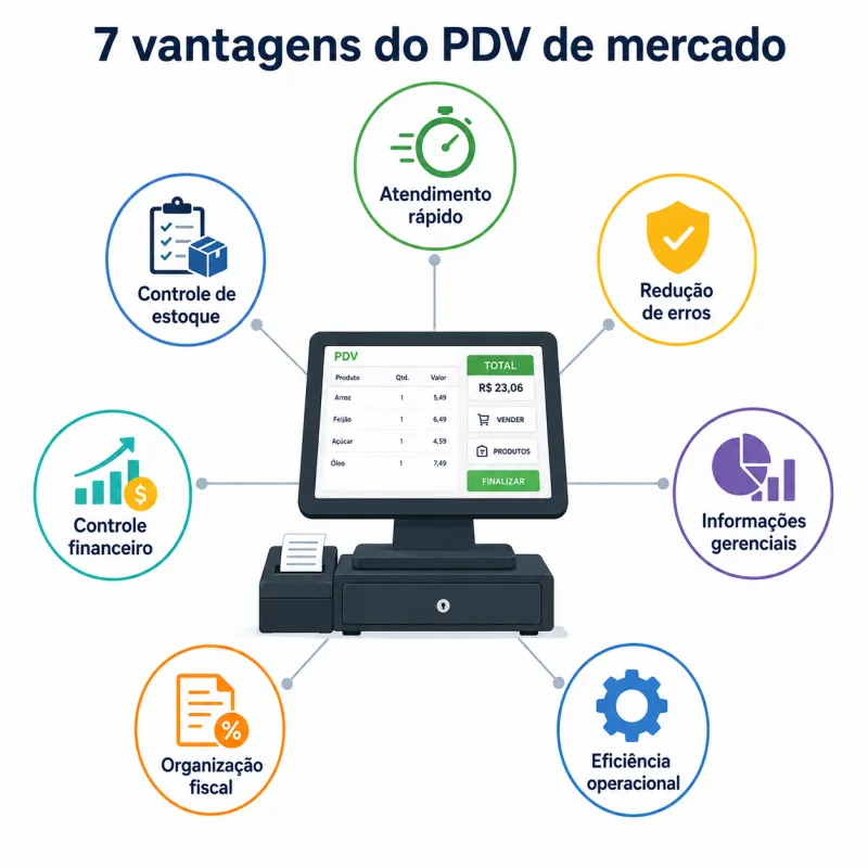 PDV de Mercado: 7 Vantagens Que Podem Transformar Seu Negócio