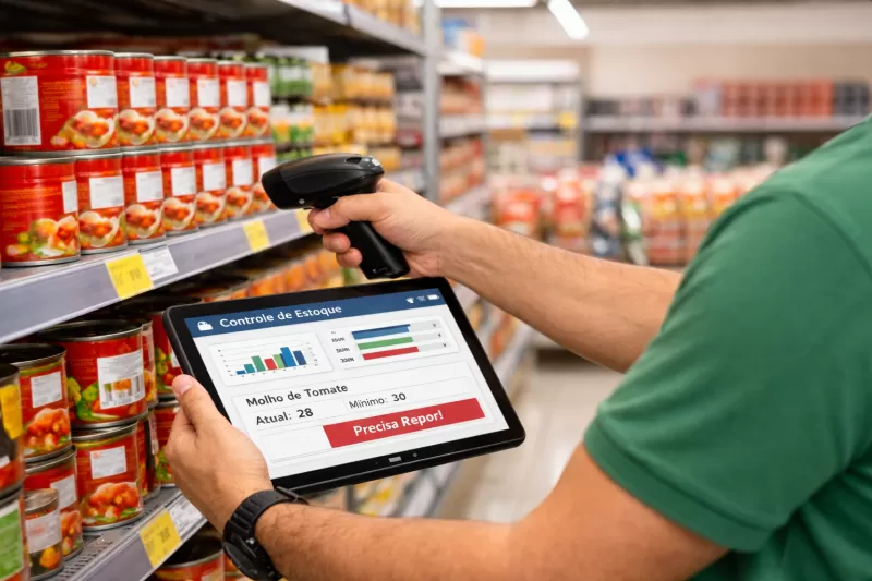 Sistema para Caixa de Mercado com Controle Total de Estoque e Vendas