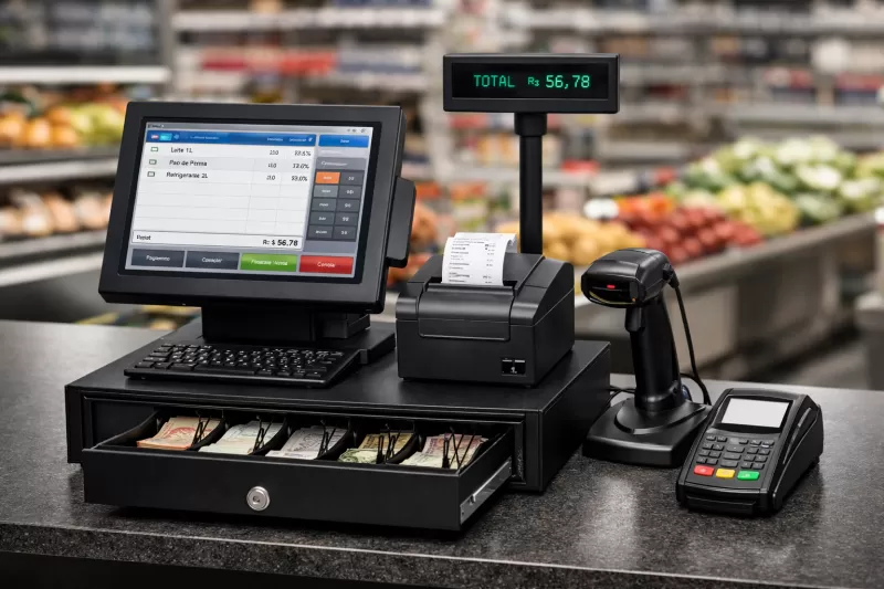 O Melhor Sistema para Caixa de Mercado para Agilizar Seu Atendimento