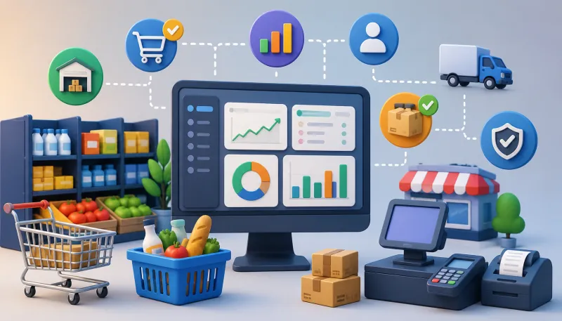ERP Mercado: Como Reduzir Perdas e Aumentar o Lucro do Seu Supermercado