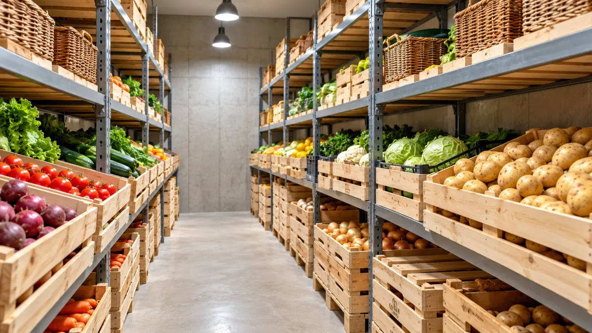 Organização do estoque de produtos pesáveis