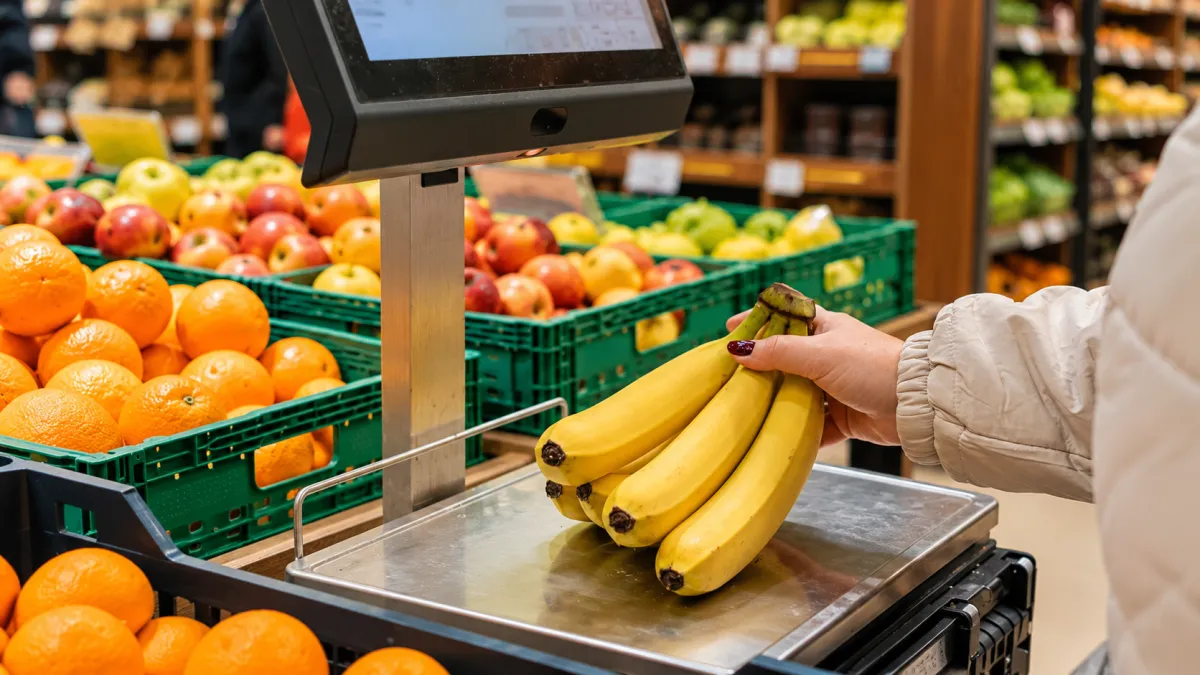 Conferência de produtos vendidos por peso