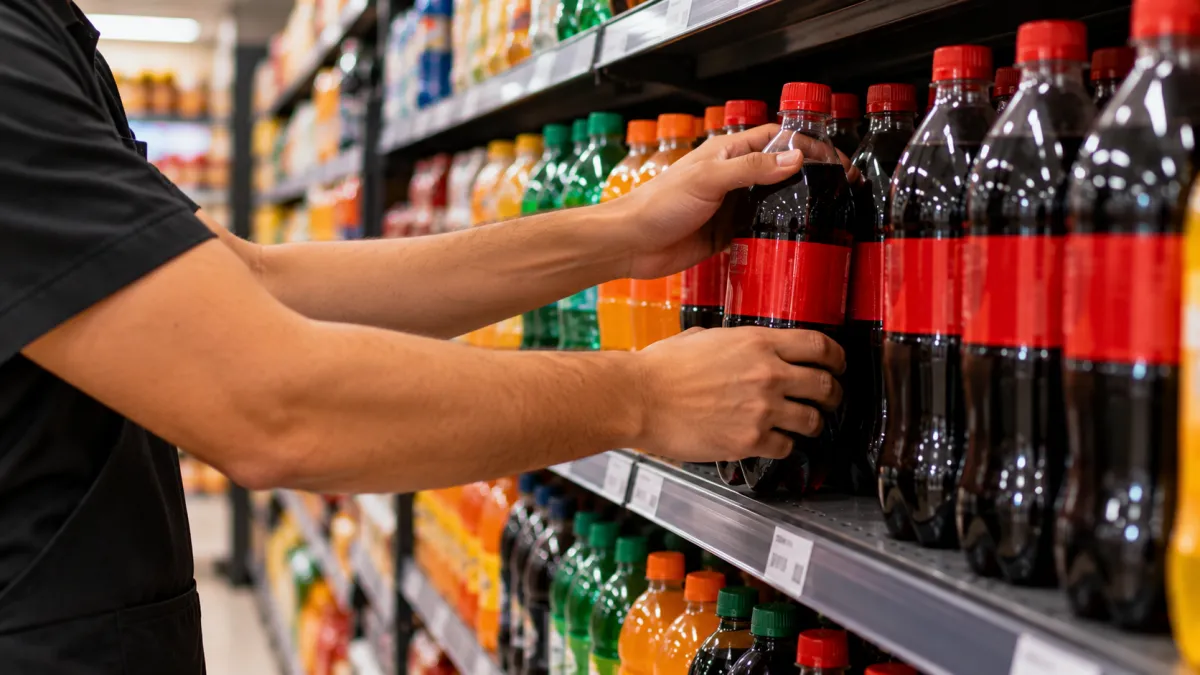 Reposição de Refrigerantes no Mercado