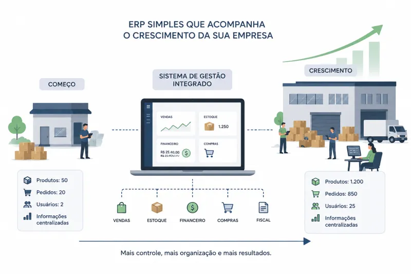 ERP Simples: O Que É e Como Escolher o Melhor