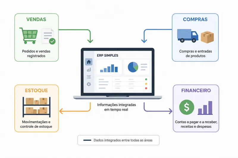 ERP Simples: 7 Benefícios Que Podem Transformar Sua Gestão
