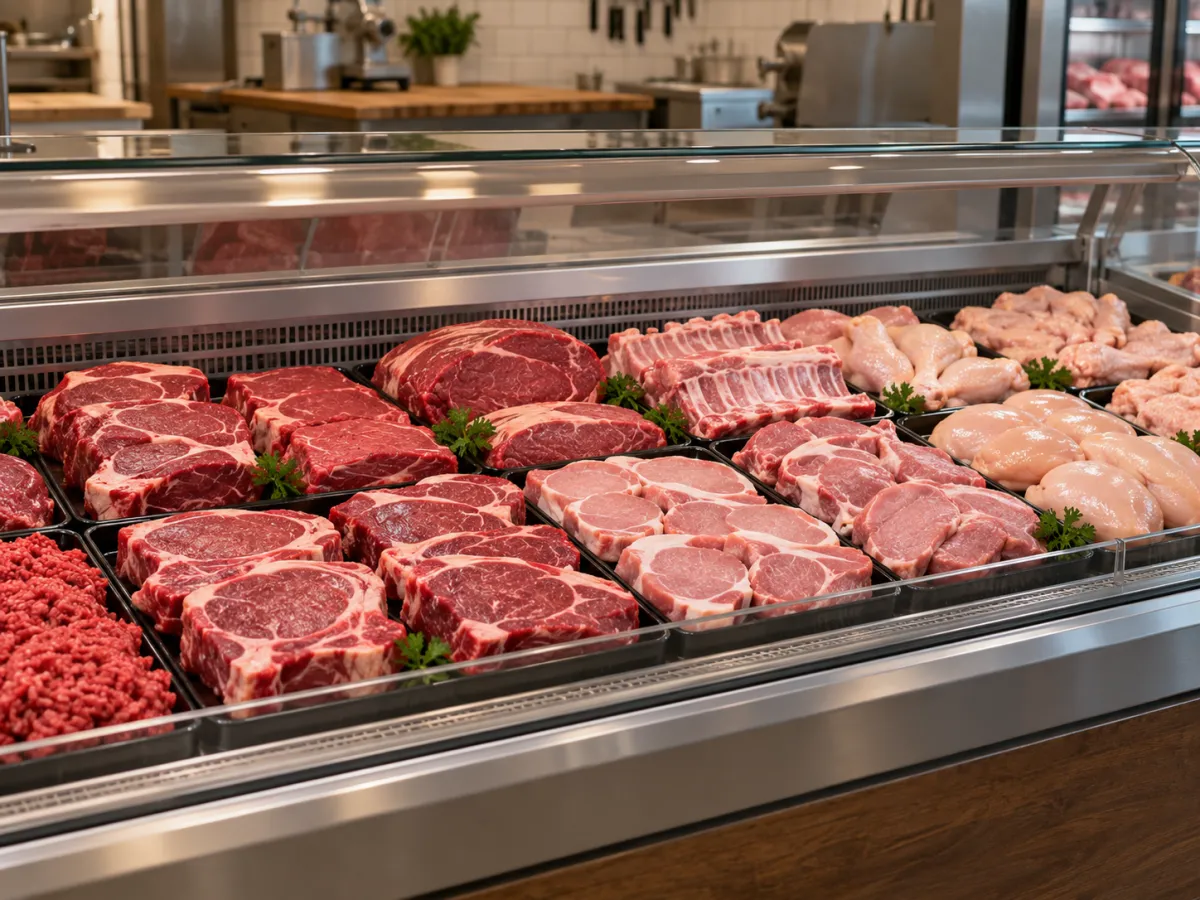 Balcão de Carnes Frescas e Organizadas