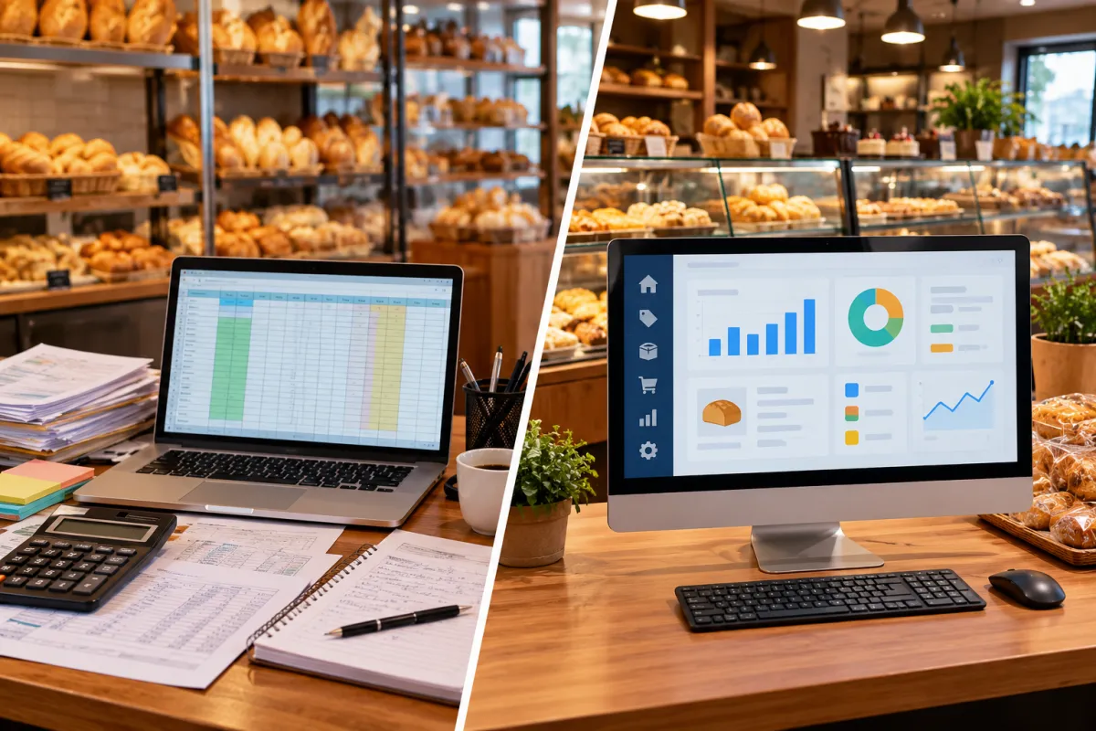Sistema para Padaria: Planilha ou Software? Entenda as Diferenças