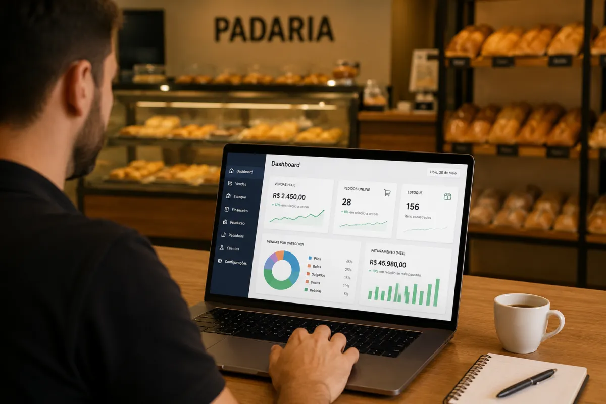 Sistema para Padaria Online: Gerencie Sua Loja de Onde Estiver
