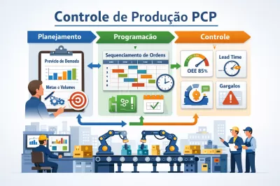 Controle de Produção PCP: Como Organizar Processos e Aumentar a Eficiência Industrial
