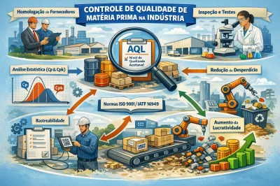 Controle de Qualidade de Matéria Prima na Indústria: Guia Prático para Garantir Padrão e Lucratividade