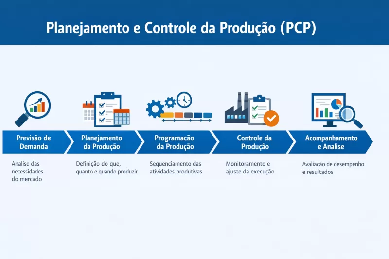Planejamento e Controle da Produção PCP: como aumentar a eficiência e reduzir desperdícios na indústria