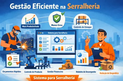 Sistema para Serralheria: 7 benefícios que aumentam a produtividade e reduzem erros