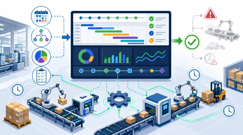 Como a Programação de Produção PCP Reduz Atrasos e Falhas na Indústria