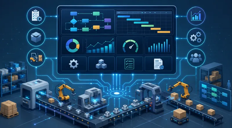 ERP Para Programação de Produção PCP: Como a Tecnologia Transforma a Gestão Industrial
