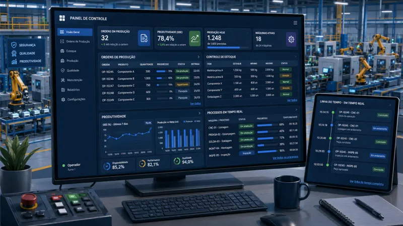 Controle de produção industrial: guia completo para empresas
