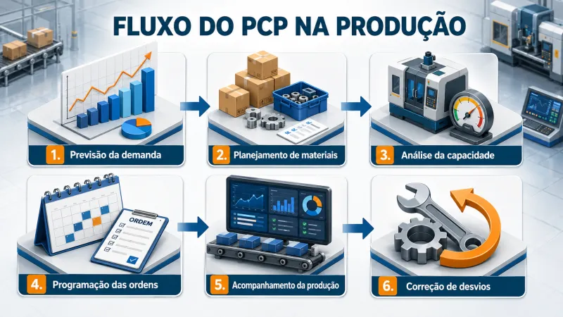 PCP na Produção: guia completo para planejar e controlar processos