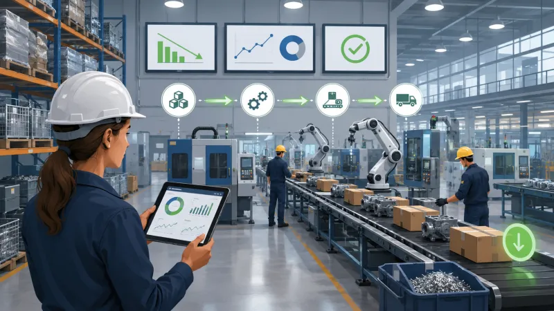 Controle de Produção Industrial: Como Reduzir Custos, Perdas e Gargalos