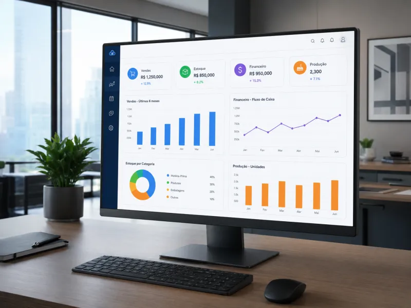 ERP Completo: Como Acompanhar Indicadores e Relatórios da Empresa