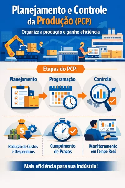 Planejamento e Controle da Produção (PCP): o guia prático para organizar a produção, cumprir prazos e ganhar eficiência operacional