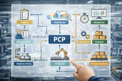 Controle de Produção PCP: o que é, como funciona e por que o ERP é essencial