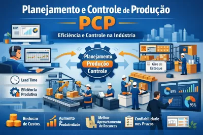 Planejamento e Controle de Produção PCP: o que é, como funciona e por que é essencial para a indústria