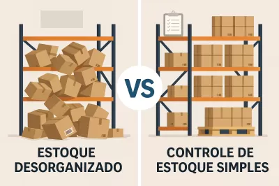 Controle de Estoque Simples: Como Acabar com Falta e Excesso de Produtos